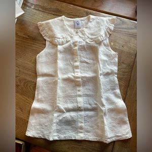 Son de Flor Sleeveless Linen Blouse